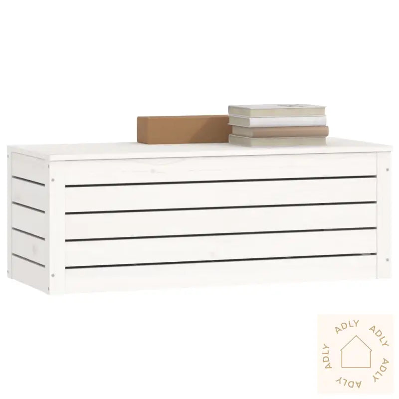 Putekasse Hvit 89X36,5X33 Cm Heltre Furu