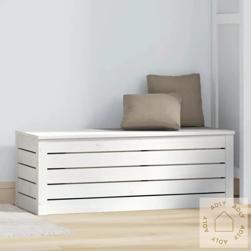 Putekasse Hvit 89X36,5X33 Cm Heltre Furu