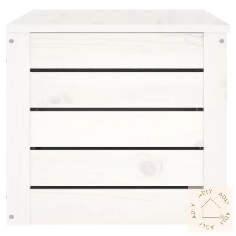 Putekasse Hvit 89X36,5X33 Cm Heltre Furu