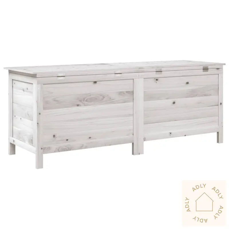 Putekasse Hvit 150X50X56,5 Cm Heltre Gran