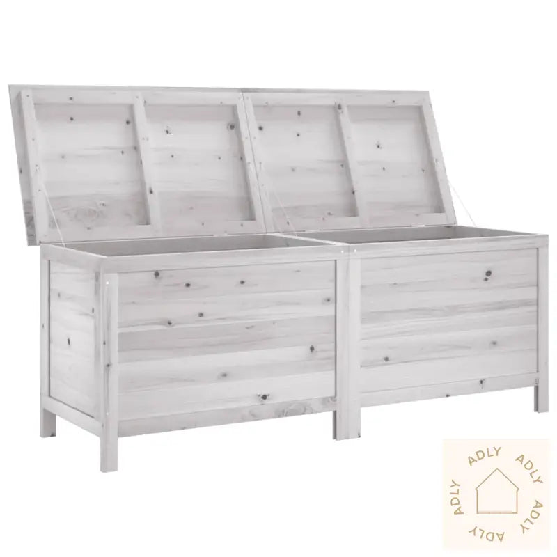 Putekasse Hvit 150X50X56,5 Cm Heltre Gran