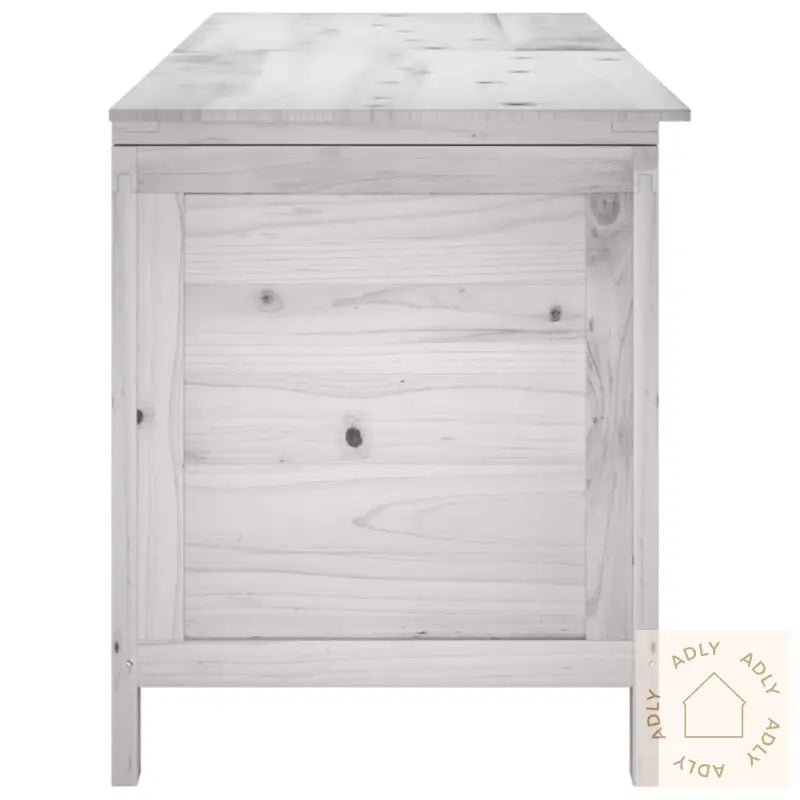 Putekasse Hvit 150X50X56,5 Cm Heltre Gran
