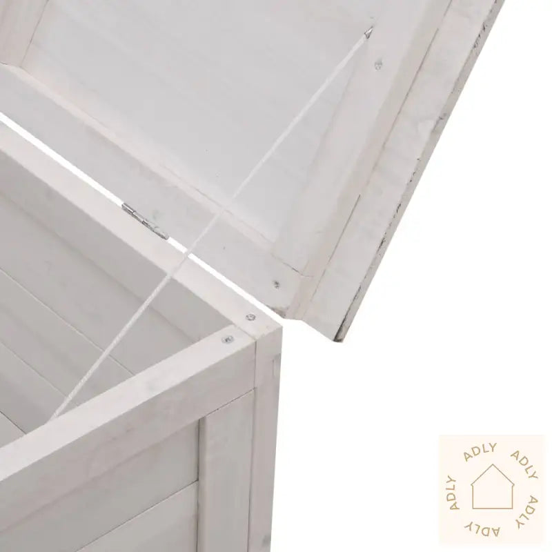 Putekasse Hvit 99X49,5X58,5 Cm Heltre Gran