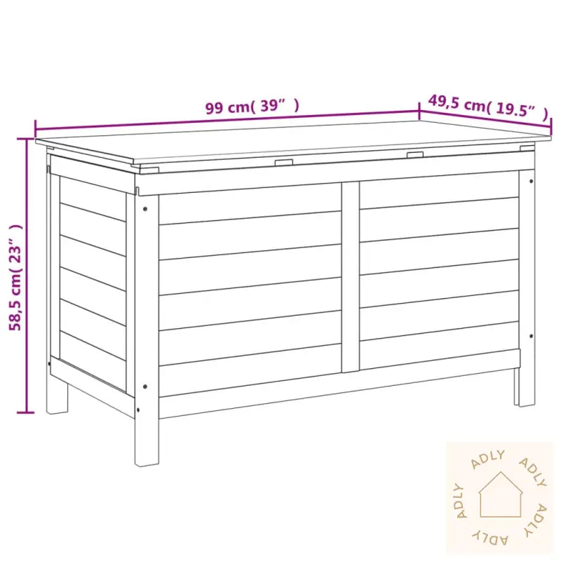 Putekasse Antrasitt 99X49,5X58,5 Cm Heltre Gran