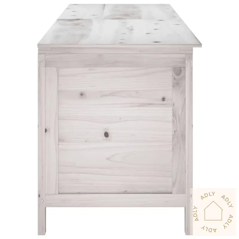 Putekasse Hvit 198,5X50X56,5 Cm Heltre Gran