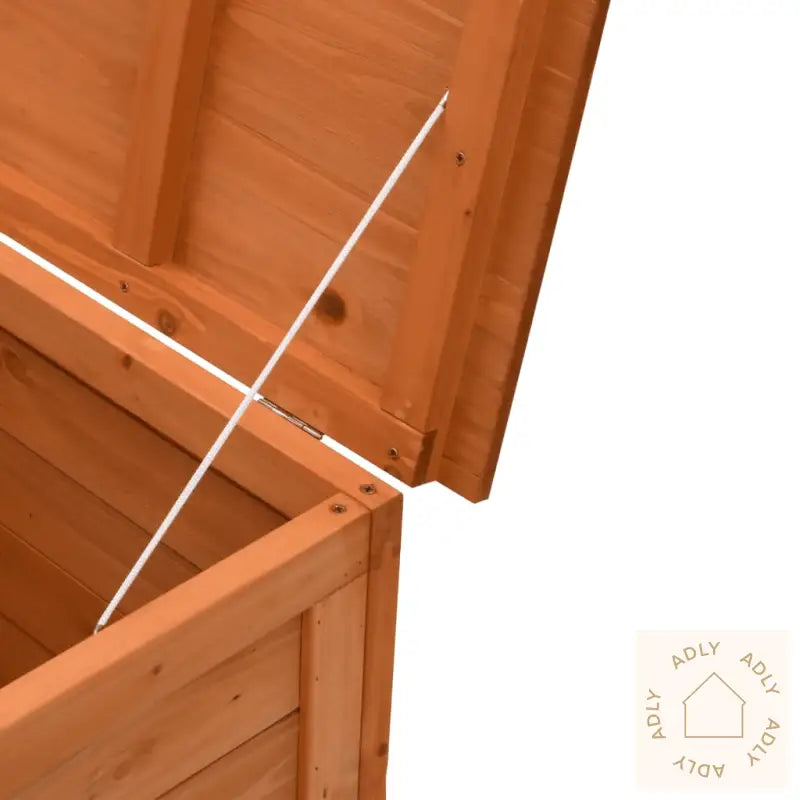 Putekasse Brun 198,5X50X56,5 Cm Heltre Gran