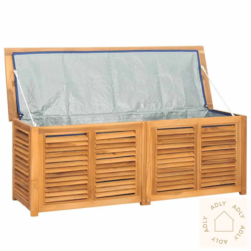 Putekasse Med Pose 150X50X55 Cm Heltre Teak