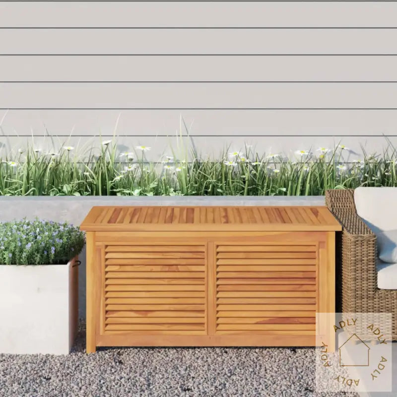 Putekasse Med Pose 114X50X58 Cm Heltre Teak