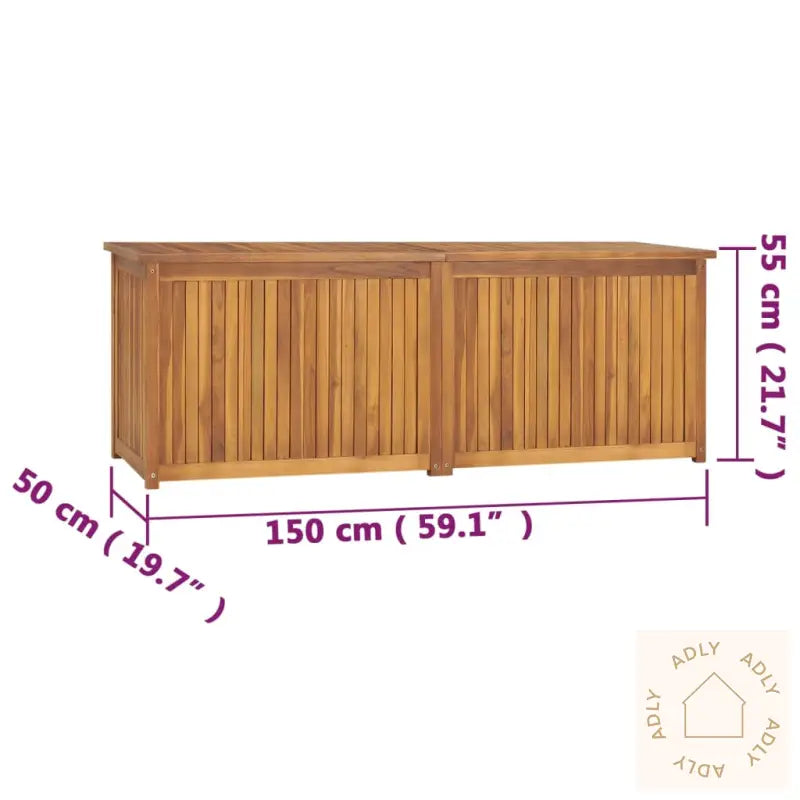 Hageboks 150X50X55 Cm Heltre Teak