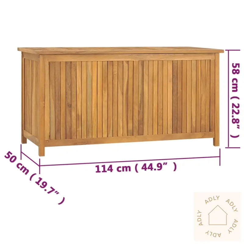 Hageboks 114X50X58 Cm Heltre Teak