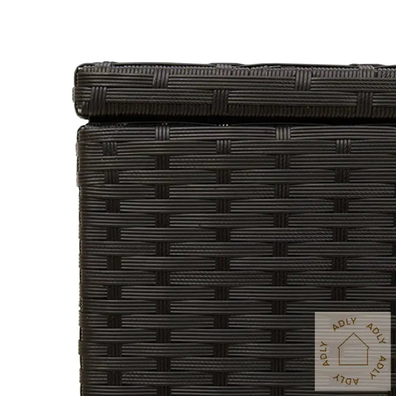 Putekasse Svart 291L Cm Polyrotting