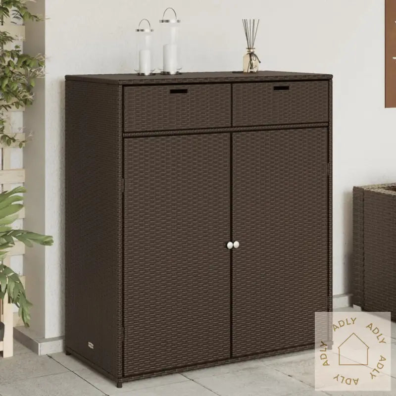 Putekasse Brun 105X55X113 Cm Polyrotting
