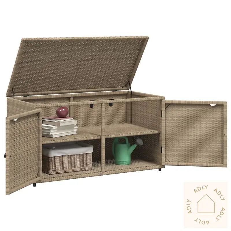 Putekasse Beige 110X55X60,5 Cm Polyrotting