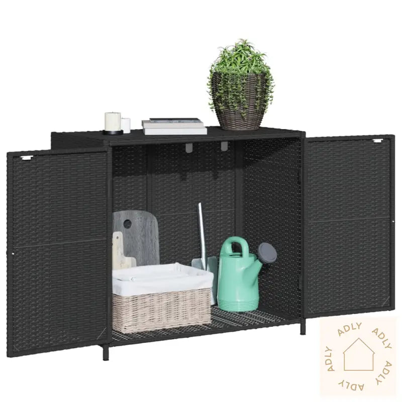 Putekasse Svart 83X45X76 Cm Polyrotting