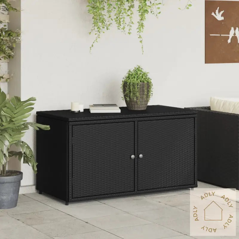 Putekasse Svart 110X55X60,5 Cm Polyrotting