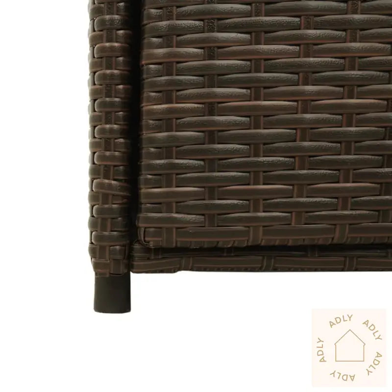 Putekasse Brun 55X55X111 Cm Polyrotting