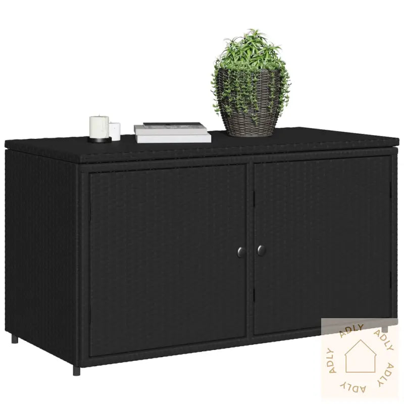 Putekasse Svart 110X55X60,5 Cm Polyrotting