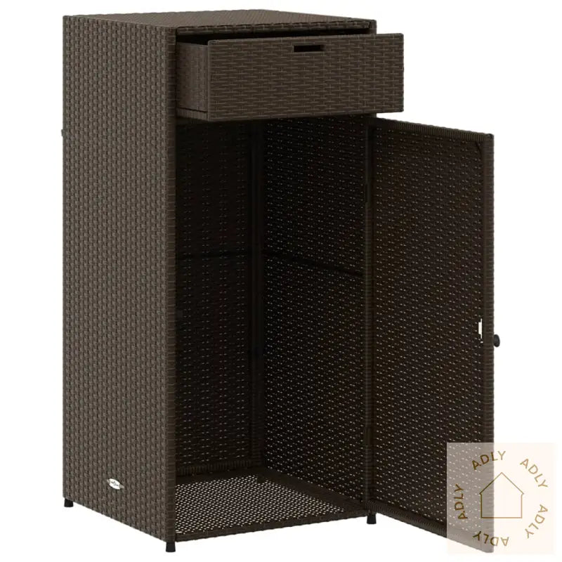 Putekasse Brun 55X55X111 Cm Polyrotting