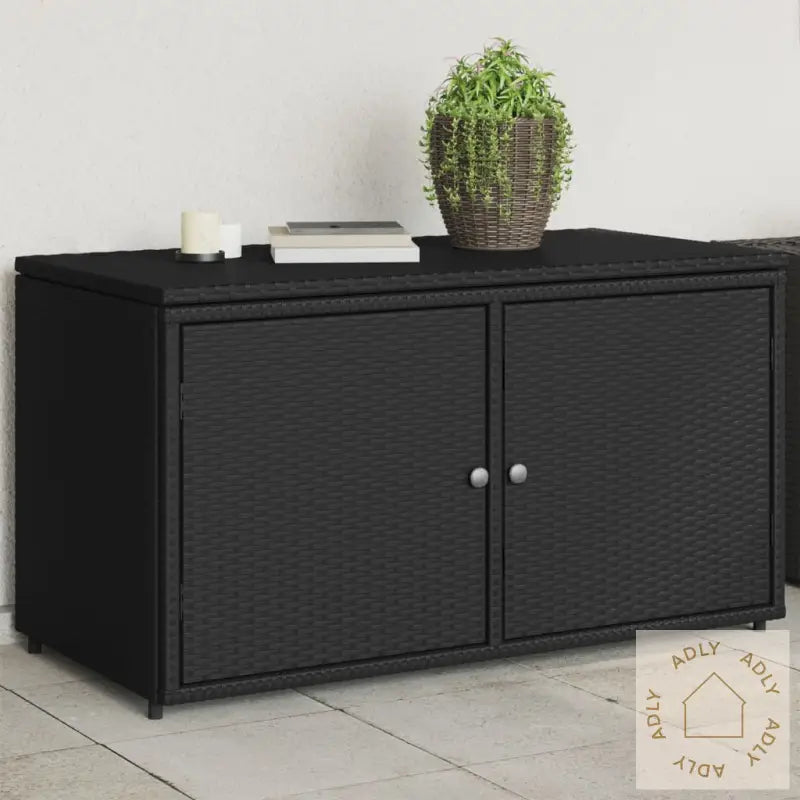 Putekasse Svart 110X55X60,5 Cm Polyrotting