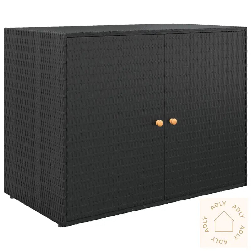 Putekasse Svart 100X55,5X80 Cm Polyrotting