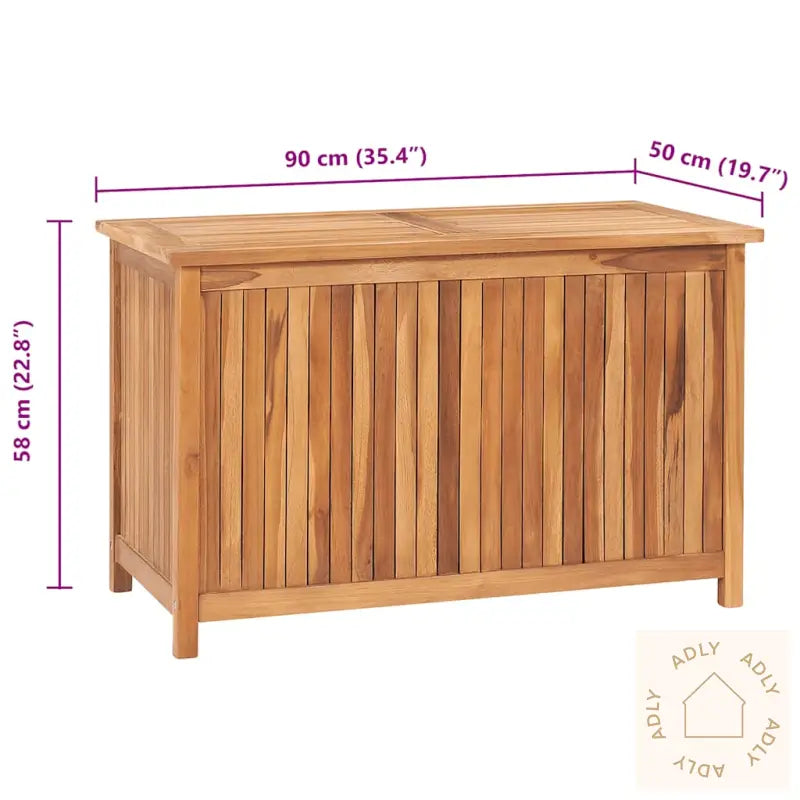 Putekasse 90X50X58 Cm Heltre Teak
