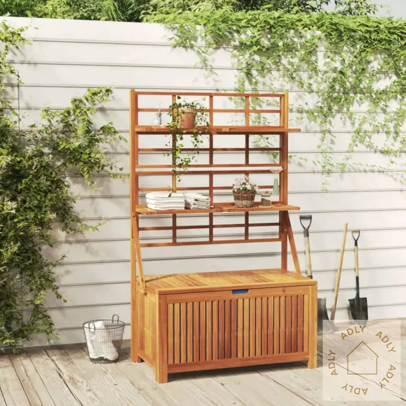 Oppbevaringsboks Med Espalier 99X50X160 Cm Heltre Akasie