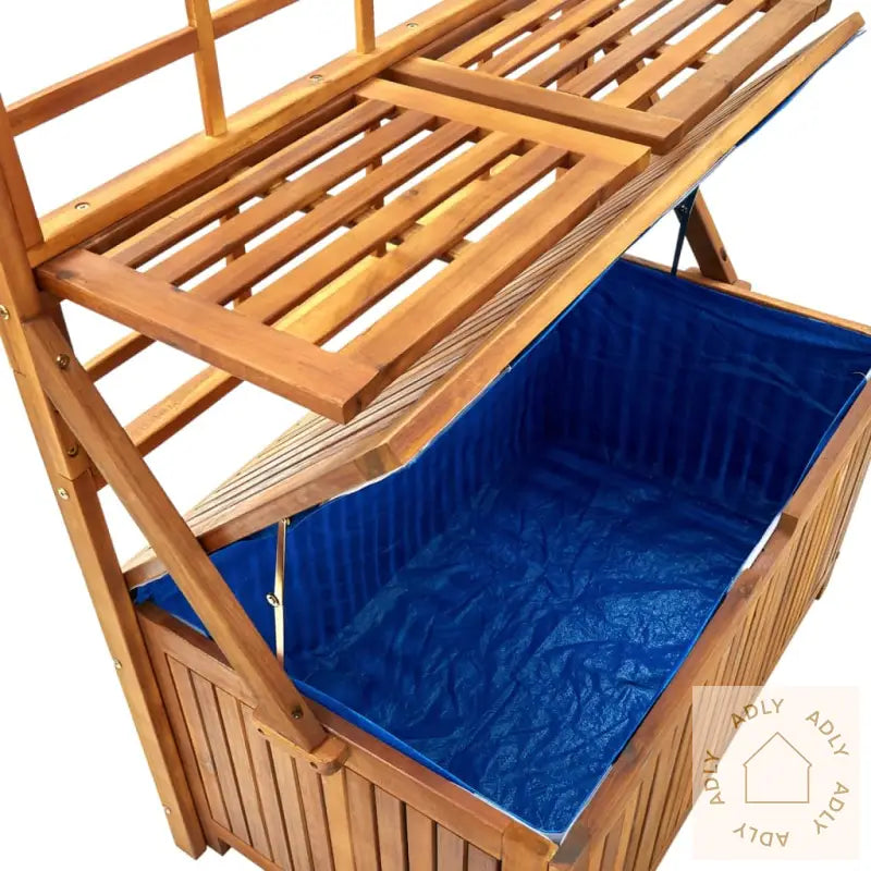 Oppbevaringsboks Med Espalier 99X50X160 Cm Heltre Akasie