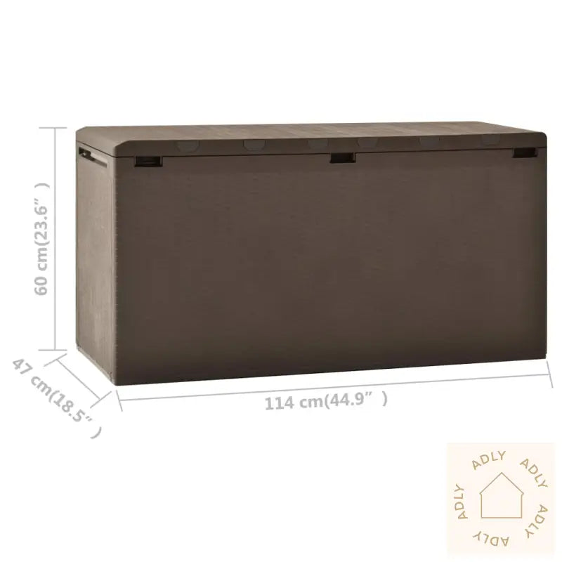 Putekasse Brun 114X47X60 Cm