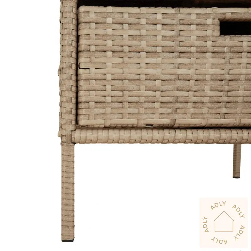 Putekasse Beige 55X59X80 Cm Polyrotting