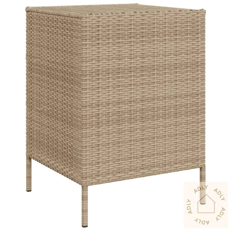 Putekasse Beige 55X59X80 Cm Polyrotting