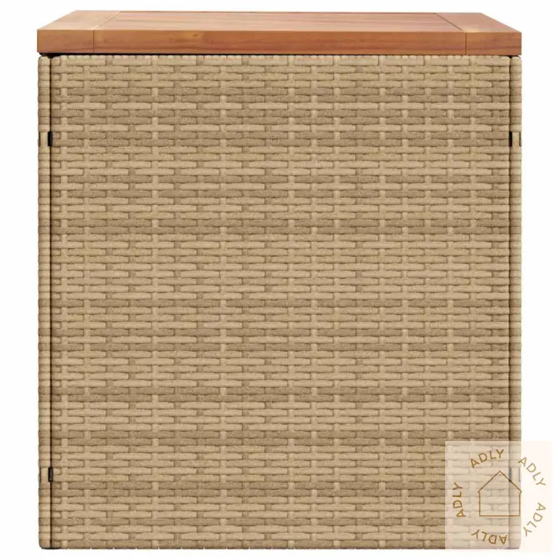 Putekasse Beige 110X50X54 Cm Polyrotting Akasie