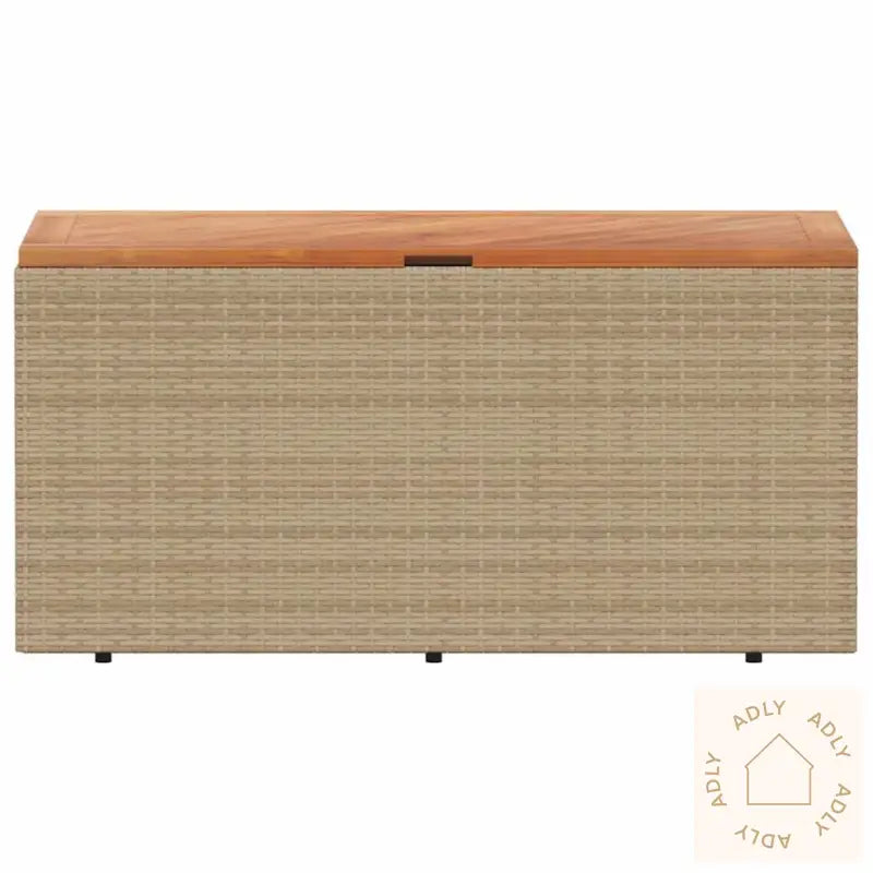 Putekasse Beige 110X50X54 Cm Polyrotting Akasie