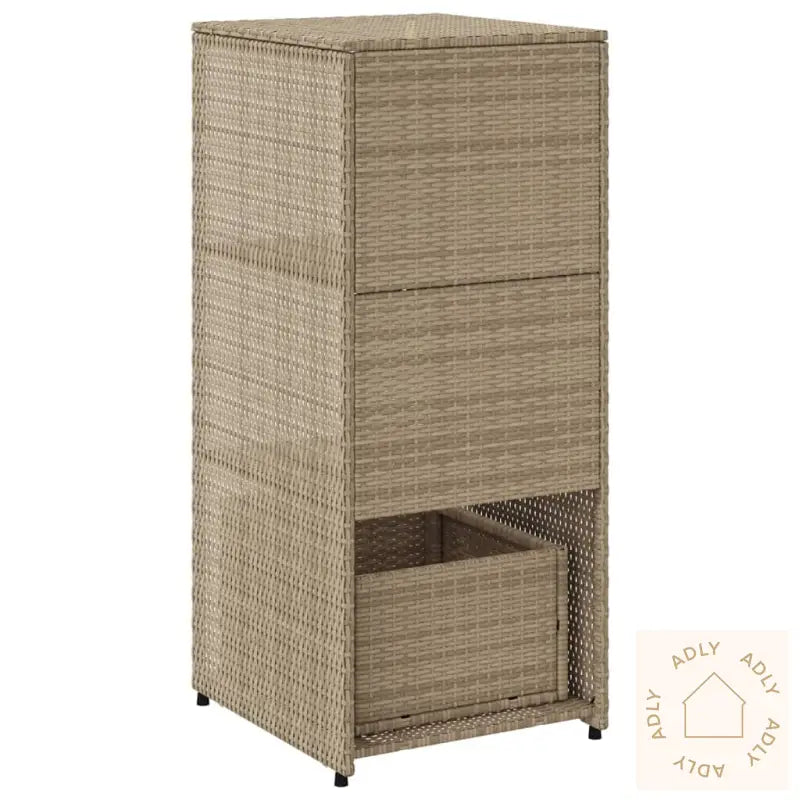 Putekasse Beige 50X55X115 Cm Polyrotting