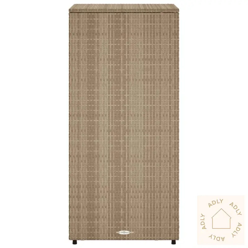 Putekasse Beige 50X55X115 Cm Polyrotting