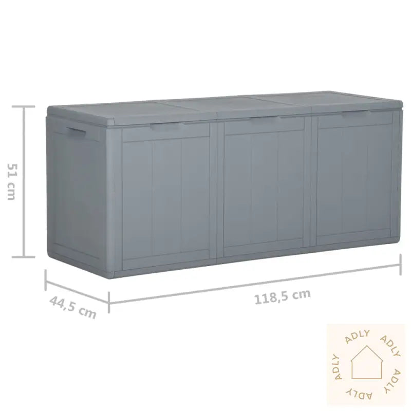 Putekasse For Hage 270 L Grå Pp-Treutseende