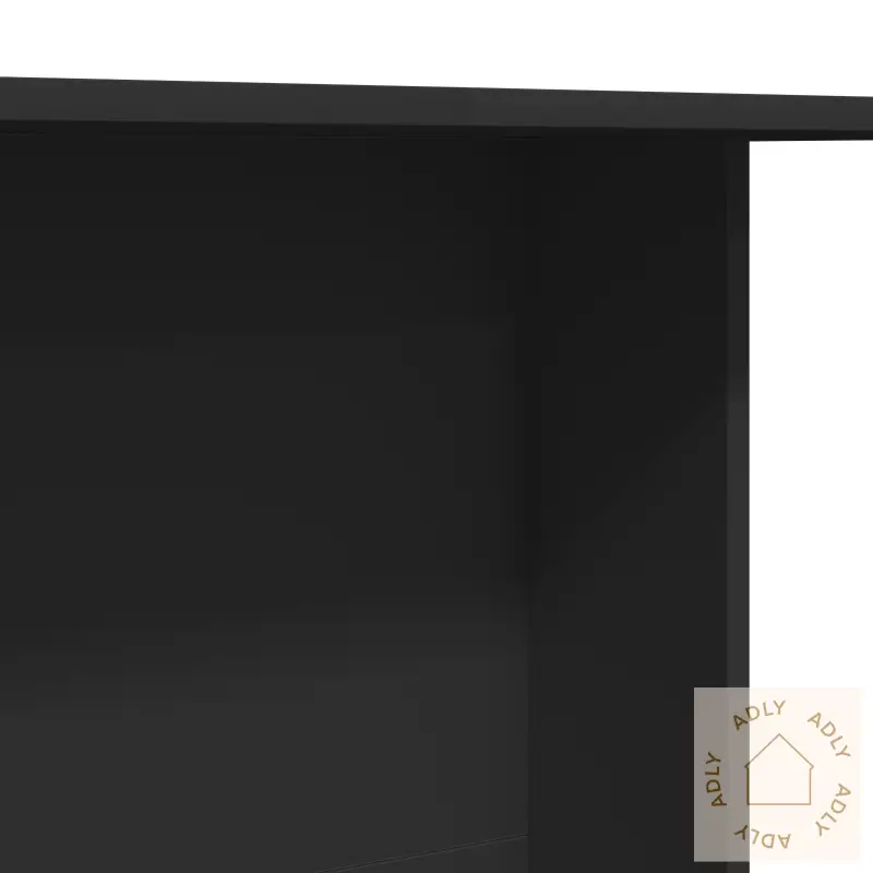 Spisebord Svart 100X60X75 Cm Laget Av Kompositttre