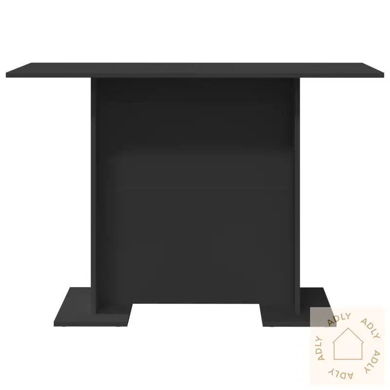 Spisebord Svart 100X60X75 Cm Laget Av Kompositttre
