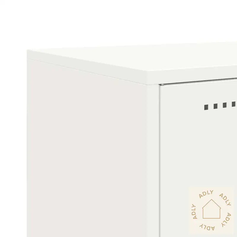 Highboard Hvit 100,5X39X107 Cm Stål
