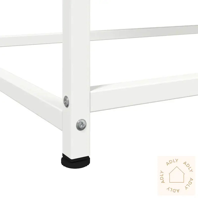 Highboard Hvit 100,5X39X107 Cm Stål