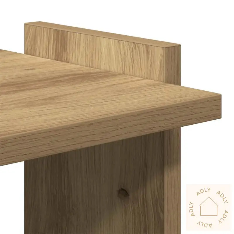 Bokhylle 3 Etasjer Artisan Eik 60X30X120 Cm Konstruert Tre