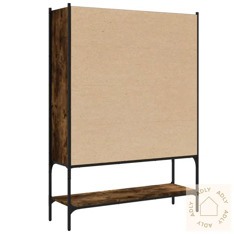 Bokhylle Røkt Eik 102X30X141,5 Cm Konstruert Tre