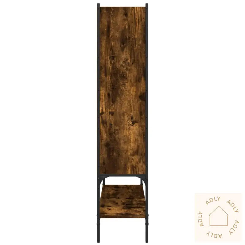 Bokhylle Røkt Eik 102X30X141,5 Cm Konstruert Tre