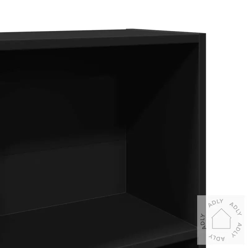 Bokhylle Svart 40X24X176 Cm Konstruert Tre