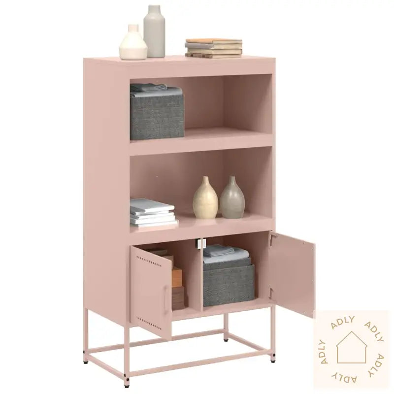 Highboard Rosa 68,5X38,5X123,5 Cm Stål