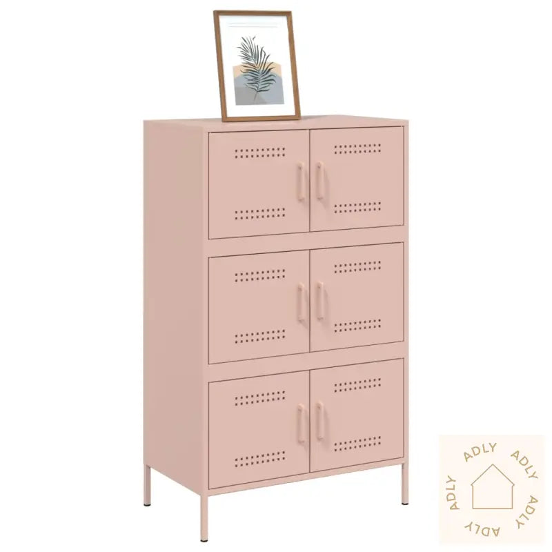 Highboard Rosa 68X39X113 Cm Stål