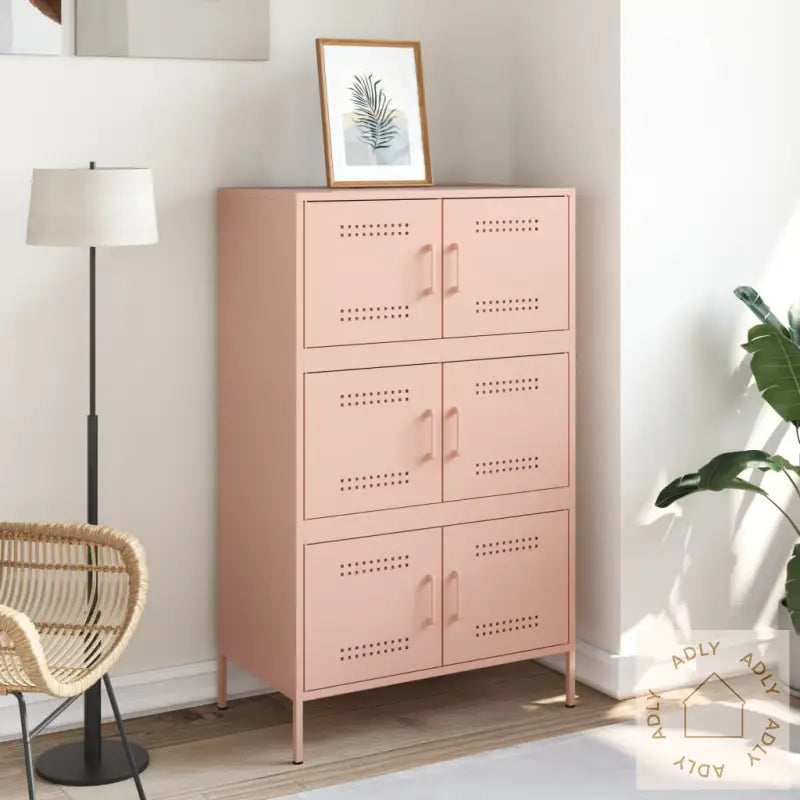 Highboard Rosa 68X39X113 Cm Stål