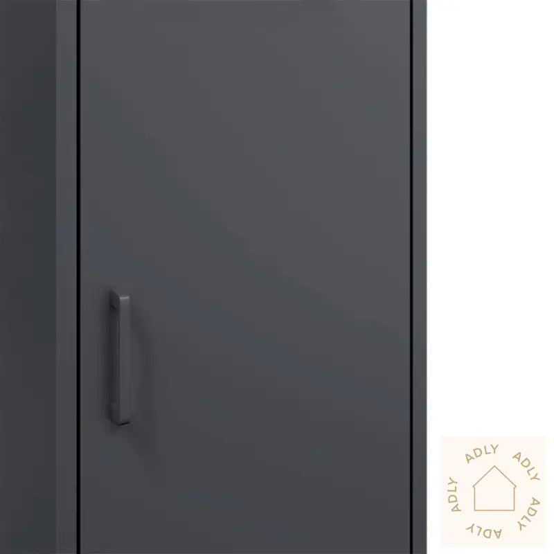 Highboard Antrasitt 36X39X113 Cm Stål