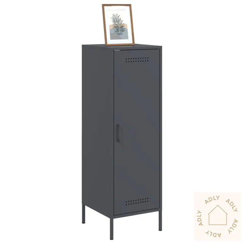Highboard Antrasitt 36X39X113 Cm Stål