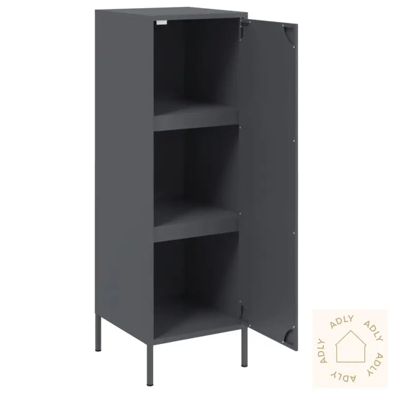 Highboard Antrasitt 36X39X113 Cm Stål