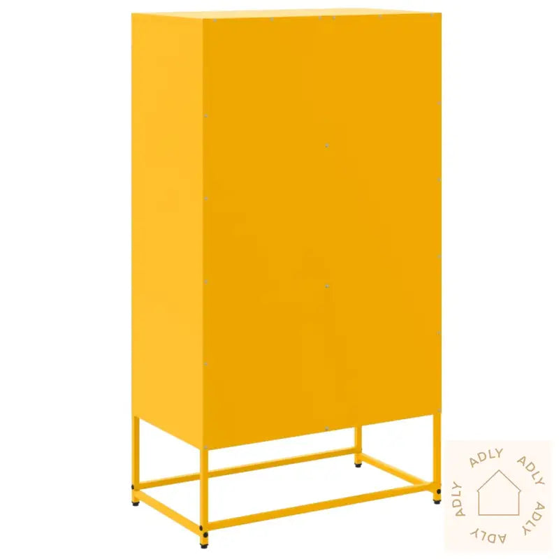 Highboard Sennepsgul 68,5X38,5X123,5 Cm Stål